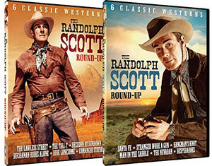 Randolph Scott Round-Up Volume 1 & 2 - 12 Film Bundle [Interactive DVD]