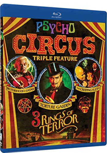 Psycho Circus - 3 Rings of Terror Triple Feature - BD - Brotherhood of Satan, Torture Garden, Creeping Flesh [Blu-ray]