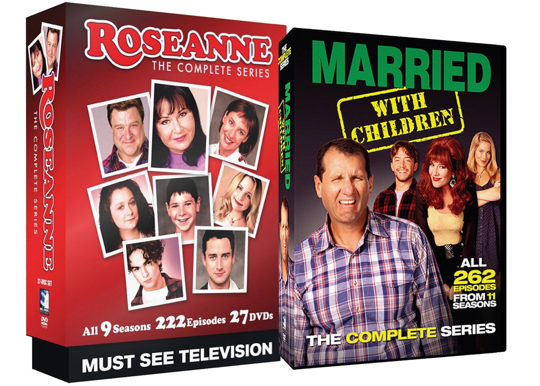 Roseanne + Married With Children Complete Series TV Bundle